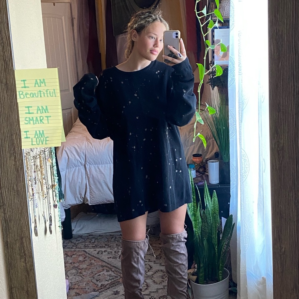 Beautiful Oversized Acid Sweater Dress